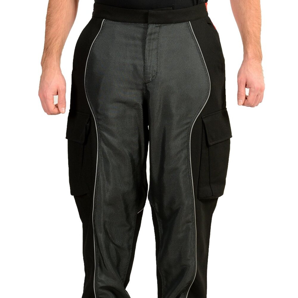 Scuderia Ferrari Men's Cargo Carbon Fiber Mix Fabric Pants US S IT 48